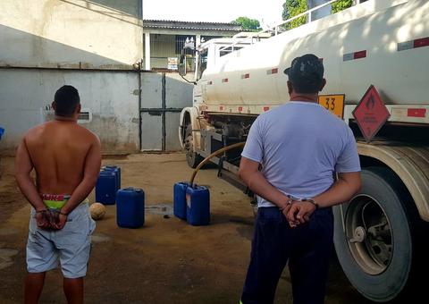 Polícia prende 3 e desmantela esquema de furto de combustíveis em Manaus