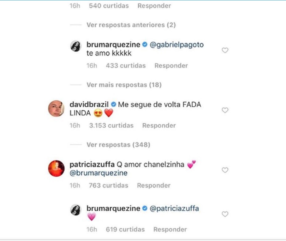Após briga com Bruna Marquezine, David Brazil manda indireta e dispara: “Inveja mata”