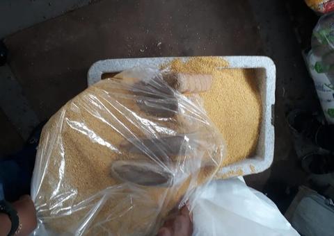 Polícia apreende mais de 5 kg de maconha em saco de farinha no Amazonas 