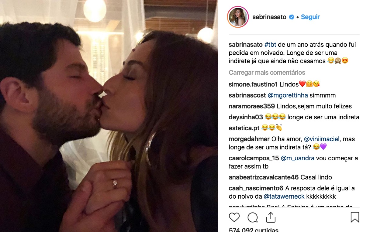 Noiva há um ano, Sabrina Sato se revolta com enrolação de Duda Nagle e manda recado