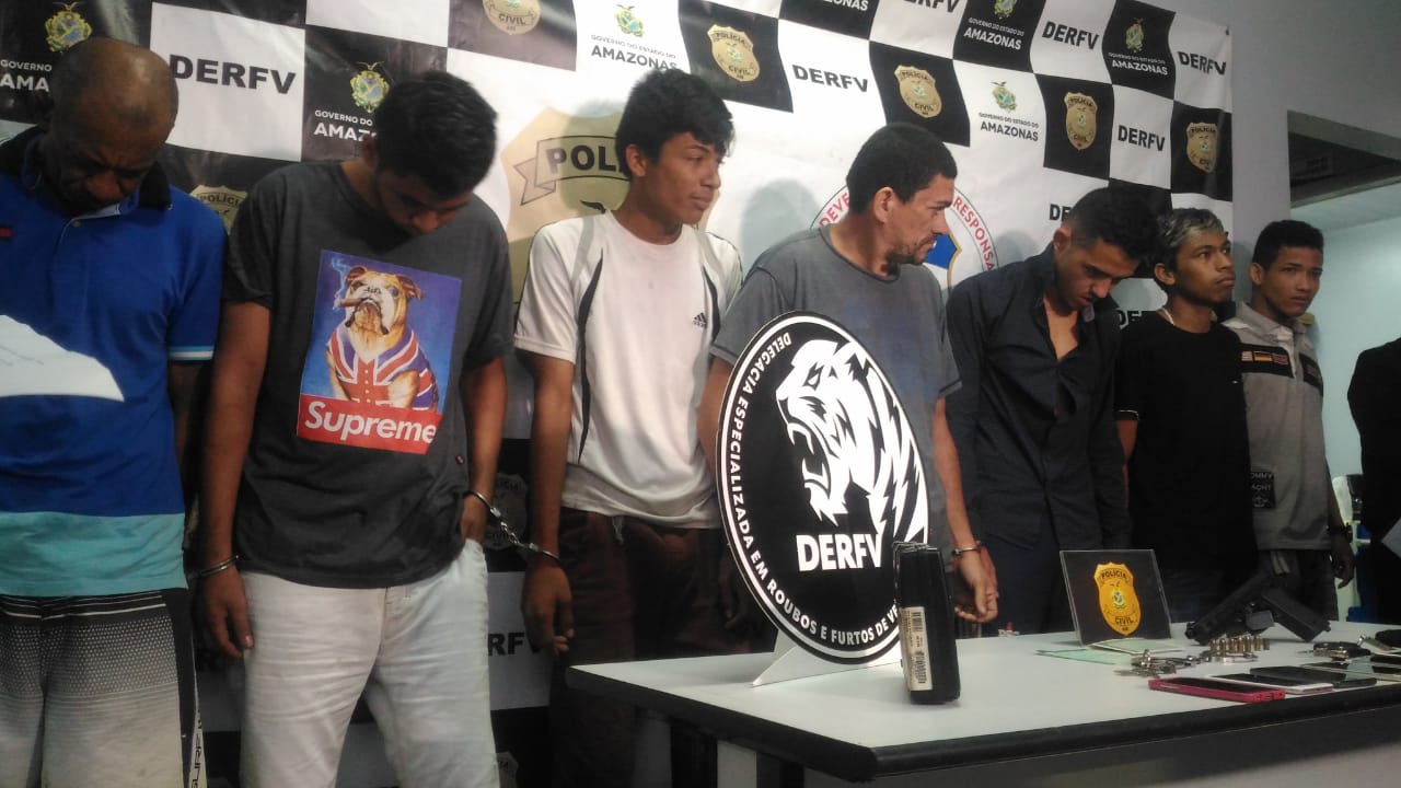 Grupo especializado em roubo de carros e arrastões é preso em saída de festa em Manaus
