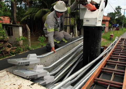 Iluminação LED é instalada no Vivenda Verde e Monte Sinai