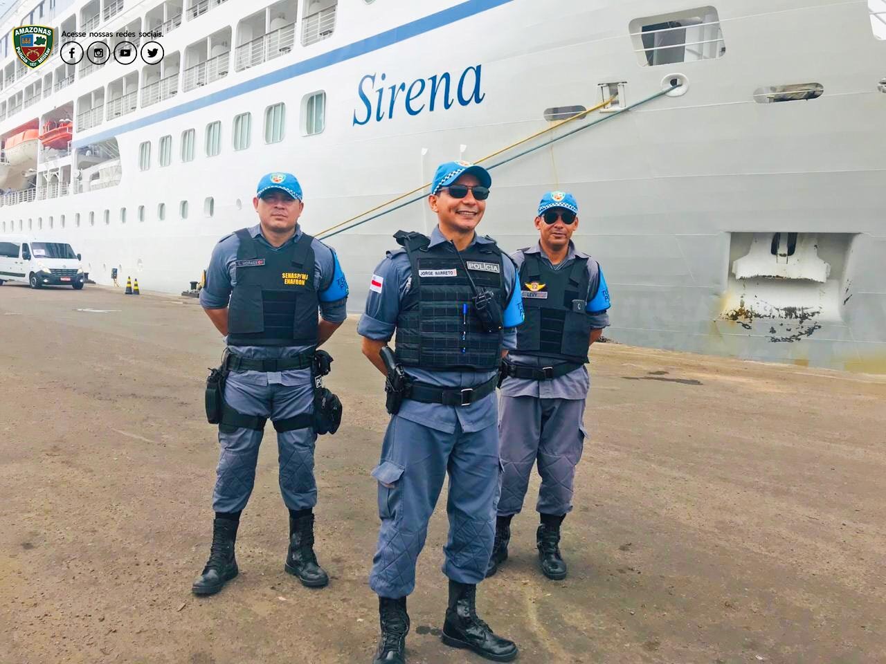 Polícia reforça atuação para receber turistas da Temporada de Cruzeiros em Manaus 