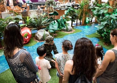 Circuito de férias em Shopping de Manaus tem piscina de bolinha e atração inédita