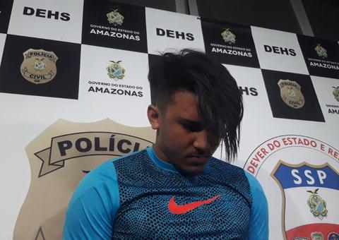 Pistoleiro do CV  é preso e confessa assassinato de vizinho em Manaus