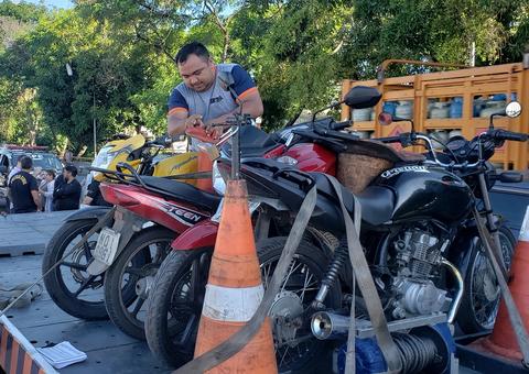 Mais de 80 veículos são recolhidos durante fiscalização no bairro da Compensa