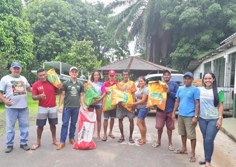 Programa de distribuição de sementes vai entregar 56 toneladas de milho e feijão no interior
