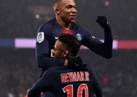 PSG goleia no Campeonato Francês com 9 gols e hat-tricks de Cavani e Mbappé 