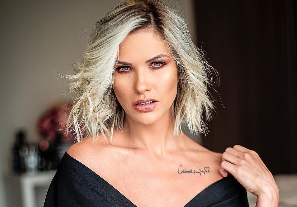 Andressa Suita mostra novo visual de cabelos curtinhos: 'estou apaixonada'