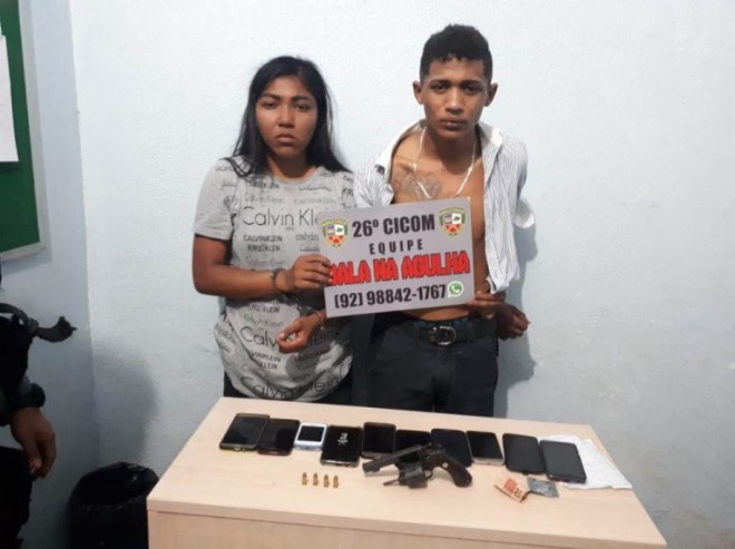 Dupla é presa após realizar arrastão em bairros da zona norte de Manaus 