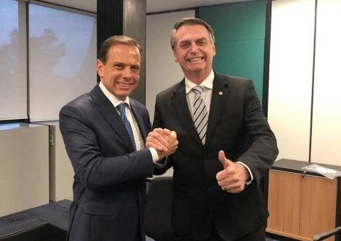Bolsonaro e Guedes apresentam João Doria como possível presidente do Brasil no futuro