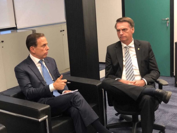 Bolsonaro e Guedes apresentam João Doria como possível presidente do Brasil no futuro