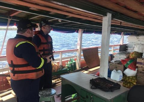 Marinha já apreendeu 15 embarcações neste ano durante operação em Manaus 