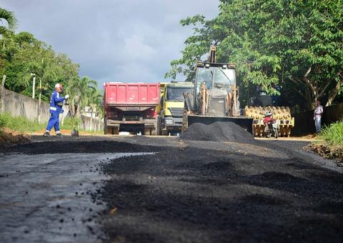Comunidade recebe obras de infraestrutura em vias na Zona Oeste de Manaus  
