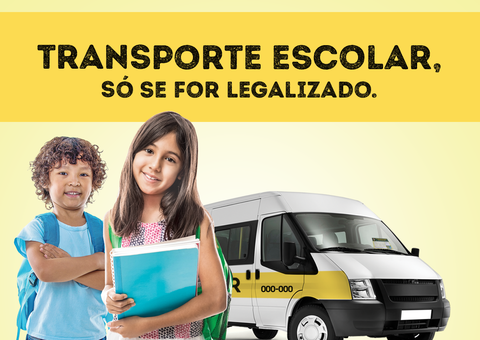 Fique atento: Transporte escolar, só se for legalizado