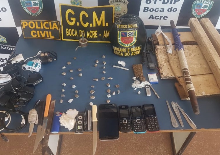 Revista surpresa desmantela feira do tráfico em cadeia no  Amazonas