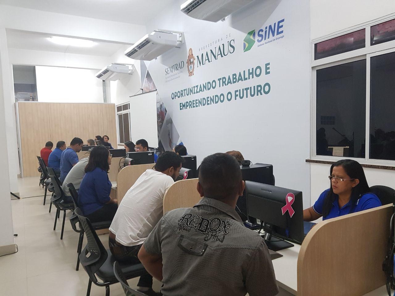 Sine Manaus seleciona candidatos para 30 vagas de emprego nesta terça