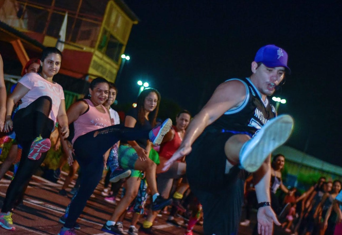 Pista de kart da Vila Olímpica recebe aulas de fitdance em Manaus 