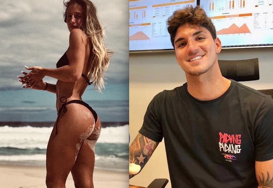 Gabriel Medina é flagrado dando zoom em fotos de Bruna Griphao durante voo