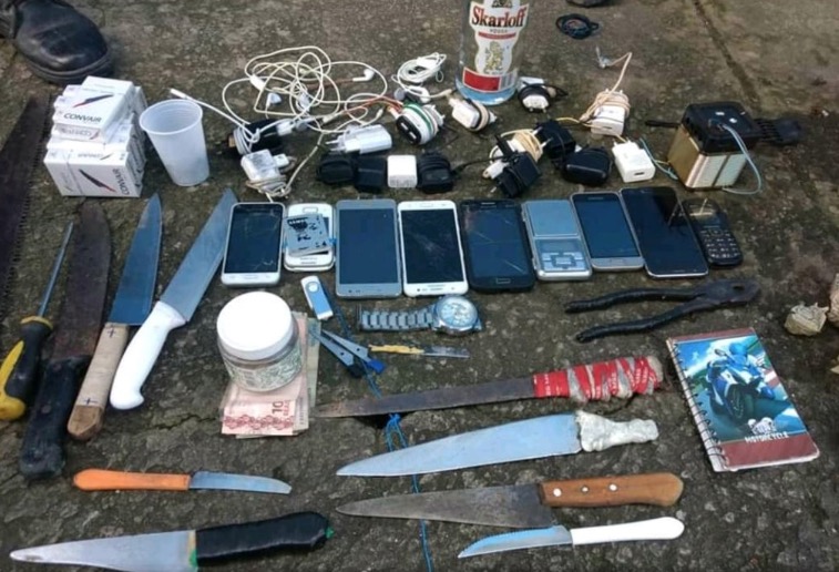 Após fuga, PM faz revista em presídio e apreende até geladeira em cela