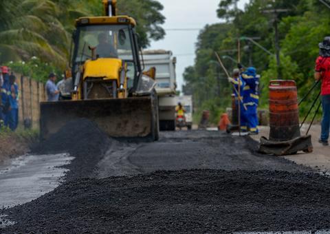 Mais de 13 quilômetros de vias são recuperadas em bairro de Manaus