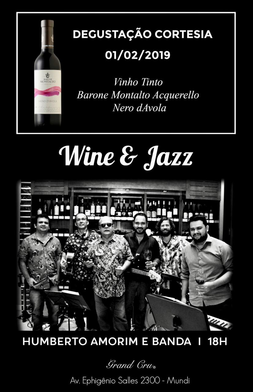 Manaus tem especial de Jazz com degustação de vinho italiano nesta sexta