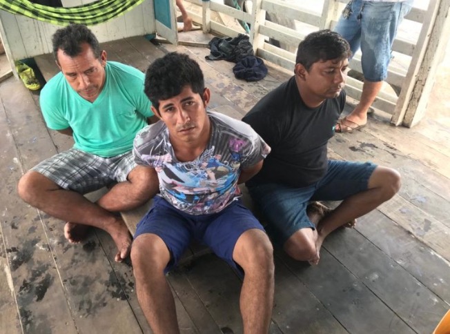 No Amazonas, trio é preso com bois roubados dentro de embarcação