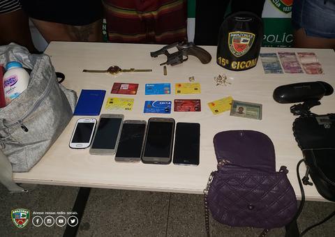 Grupo suspeito de cometer diversos assaltos é preso em Manaus 