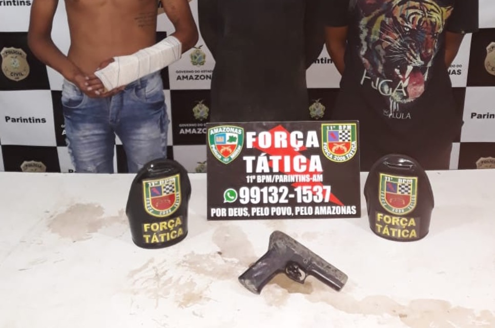 Atrapalhados, assaltantes são presos ao sofrerem acidente durante fuga no Amazonas 