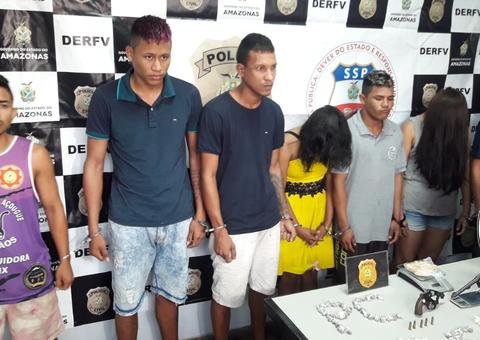 Grupo suspeito de roubar carro para assaltar loteria é preso em Manaus 