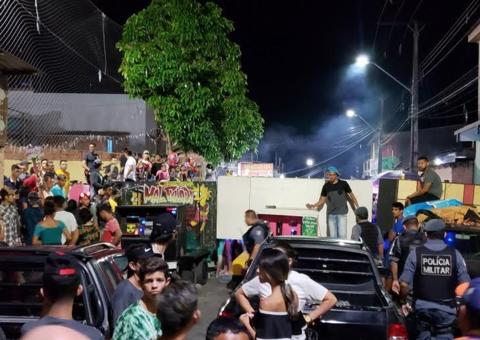Bloco de carnaval com 600 pessoas é encerrado após fiscalização surpresa em Manaus