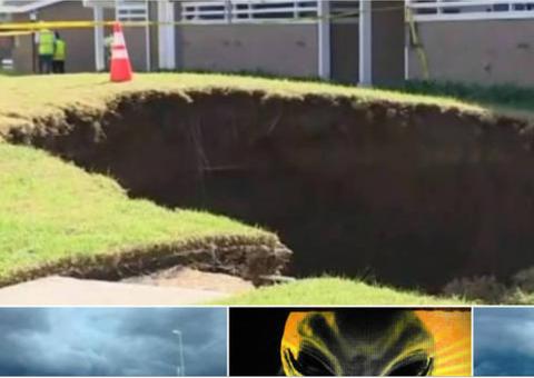 'Buracos no chão' aumentam suspeitas de ataques alienígenas