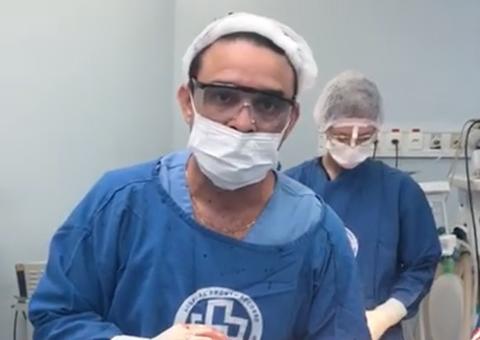 Médico mostra situação precária com falta de materiais para cirurgia em hospital de Manaus