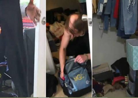 Universitária descobre 'fantasma' em armário usando suas roupas 