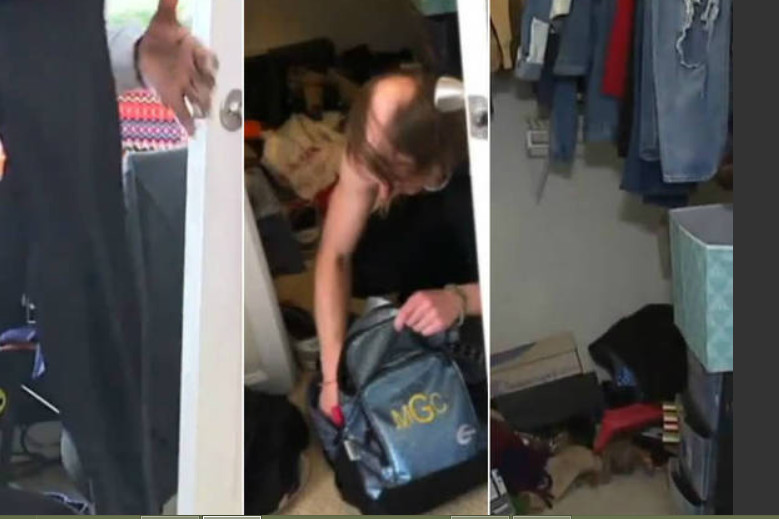 Universitária descobre 'fantasma' em armário usando suas roupas 