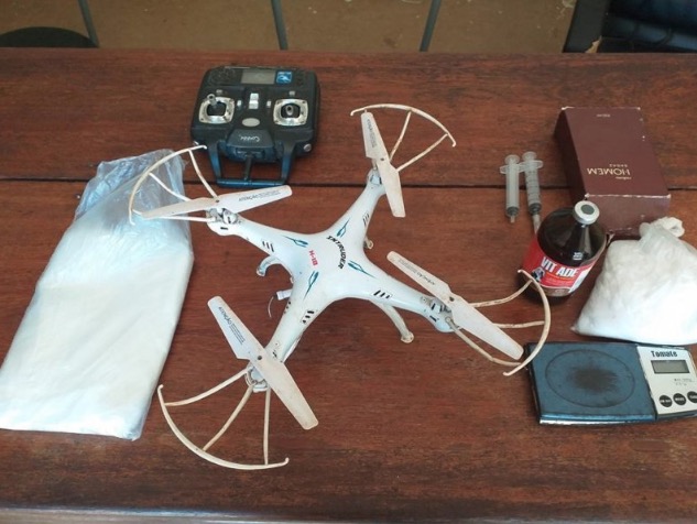 PM apreende drone que servia para entrega de entorpecentes no interior do Amazonas