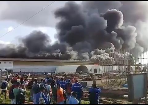 Incêndio atinge parte da Usina Hidrelétrica de Belo Monte, no Pará