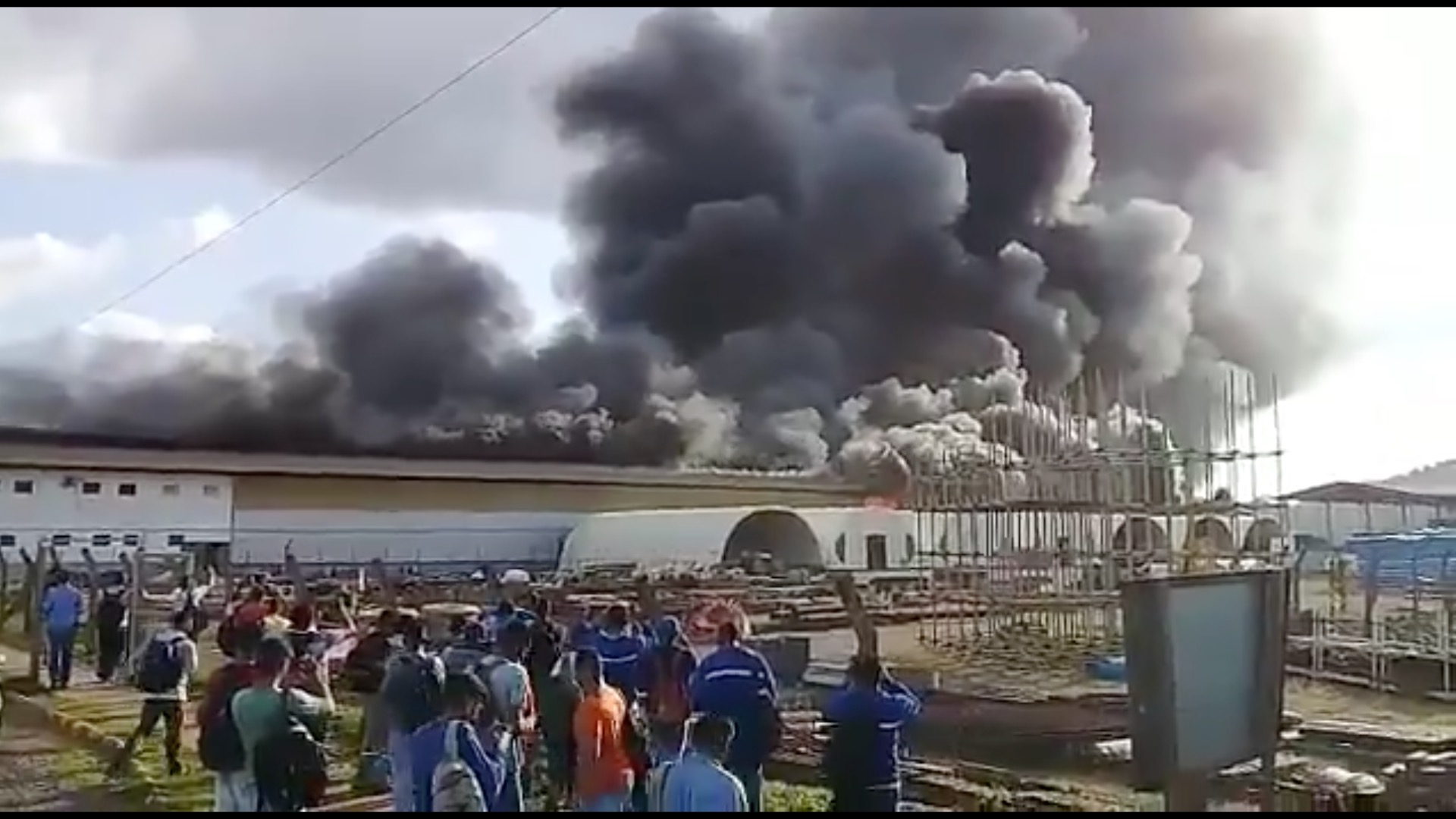 Incêndio atinge parte da Usina Hidrelétrica de Belo Monte, no Pará