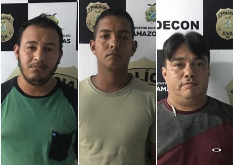 Trio suspeito de aliciar familiares para oferecer serviços de funerária é preso em Manaus