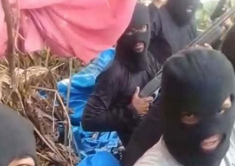 No Amazonas, 'piratas de rio' fazem vídeo ameaçando traficantes colombianos