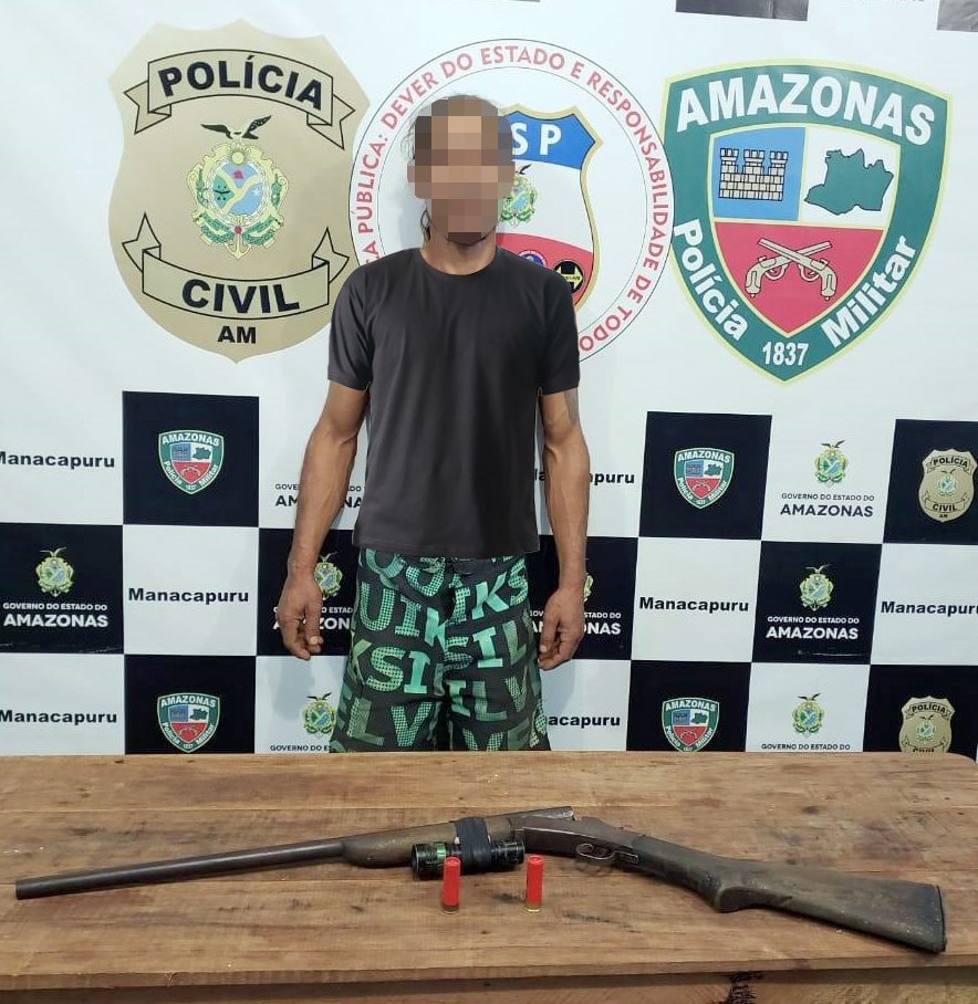 Agricultor é preso após espancar esposa e filho no Amazonas 