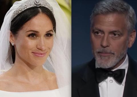 George Clooney afirma que Meghan Markle é perseguida como princesa Diana