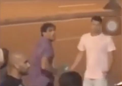 Felipe Roque e primo se envolvem em confusão em saída de boate no Rio