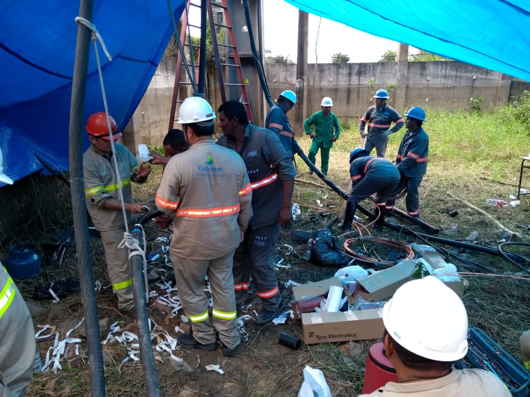 No Amazonas, conserto de cabos de energia que abastecem duas cidades devem durar 25 dias