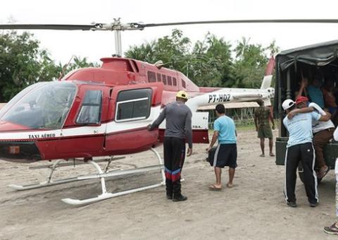 Bolsonaro destaca uso de helicóptero no serviço a índios no Amazonas