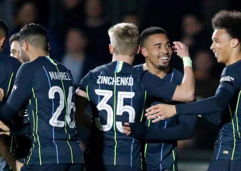 Manchester City goleia o Newport County e vai às quartas da Copa da Inglaterra