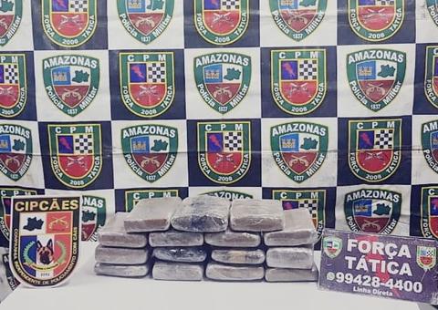 Polícia apreende 15 kg de drogas escondidas em lancha no porto de Manaus