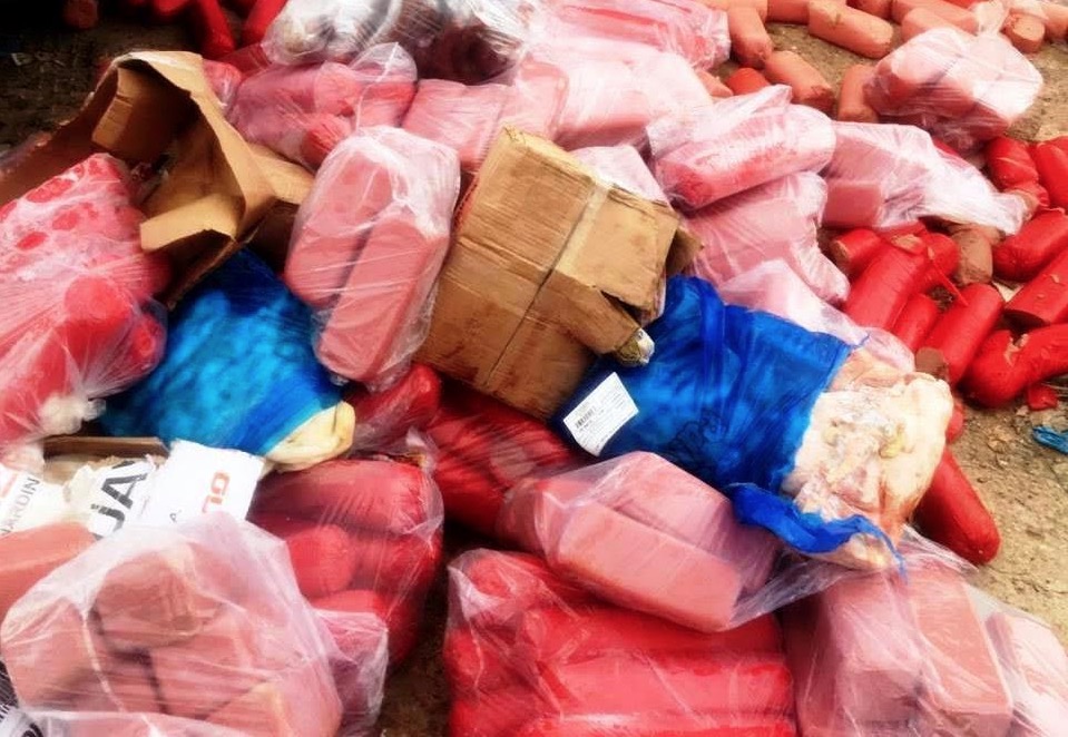 Vigilância Sanitária apreende uma tonelada de carne imprópria para consumo em Manaus