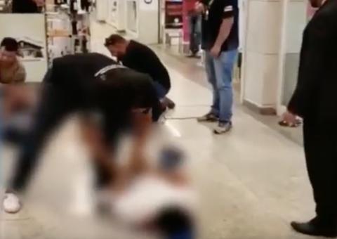 Trio suspeito de integrar grupo criminoso que roubava carros é preso em shopping de Manaus