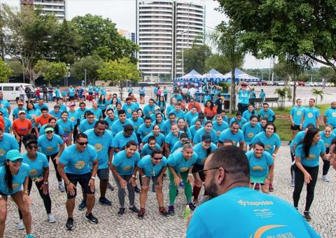 Ao som de axé, samba e boi-bumbá, Hapvida +1k sacudiu Ponta Negra